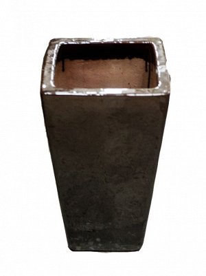 Кашпо керам.6 BRKKU 600 коричневое 33*33*60см