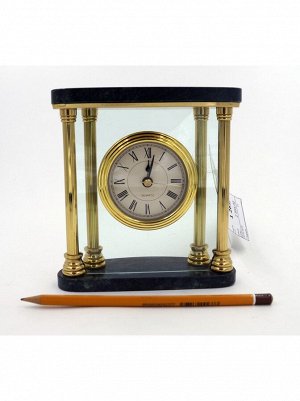Часы зел.мрамор+металл 1848