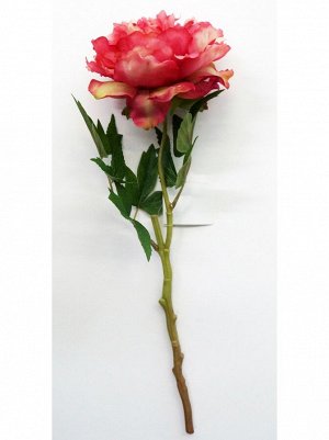 Пион цветок 42 см цвет ярко-розовый HS-26-2