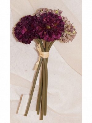 Хризантема букет 6шт 18см цвет Фиолетовый