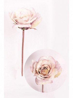 Роза искусственный цветок высота 30 см