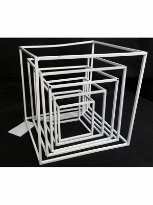 Набор кубов из 5-и металл 34/28,5/24,5/19,5/14,5 см HS-30-2