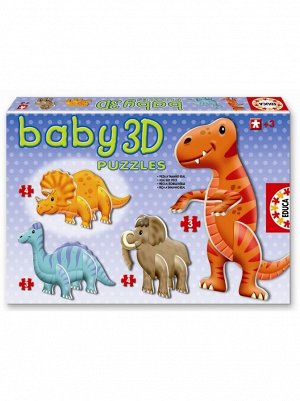 Пазл 3D Динозавры