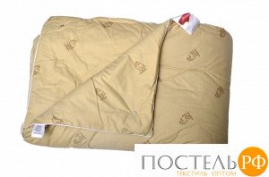 124 Одеяло Premium Soft "4 сезона" Camel Wool (верблюжья шерсть) 2 спальное (172х205)