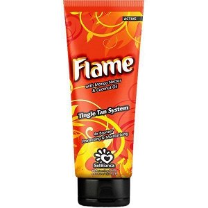 Крем для загара в солярии “Flame” с нектаром манго, бронзаторами и Tingle эффектом