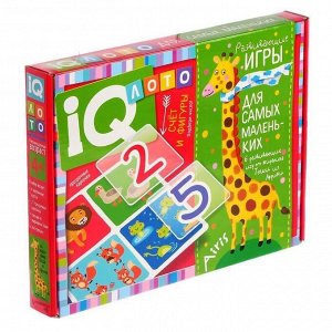 Айрис. IQ лото для малышей. "Счёт и фигуры. Подбери число" Куликова Е.Н. /37