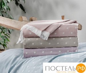 T1244T10070108 Покрывало Tivolyo home OLINDA розовый ПВХ Евро