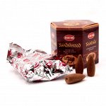 Благовония пуля Sandal Wood стелющийся дым конусы -1 шт.