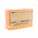 Мыло Кхади глицериновое Khadi Natura Sandalwood 125гр с маслом Сандала 99381