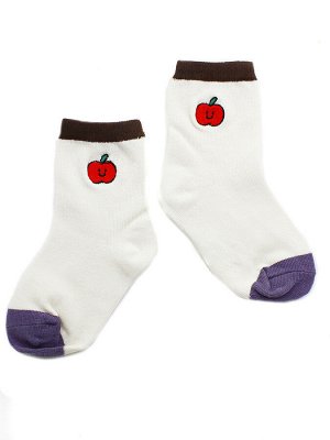 Krumpy Детские носки 1-3 года 10-14 см  &quot;Pastel&quot; Яблоко
