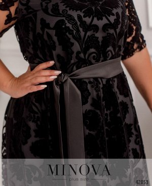 Платье №8630-черный