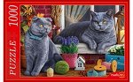 Пазлы 1000 Британские коты
