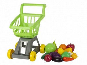 Тележка для супермаркета с фруктами и овощами 41*30,5*47 см.  тм Совтехстром
