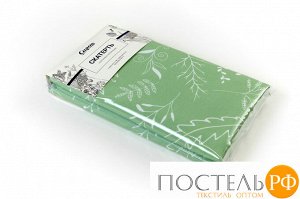 СКГА004-11318 Скатерть прямоугольная "Зеленая поляна", 145*220 см, Поликоттон (50% хлопок, 50% полиэстер), упаковка: ПВХ