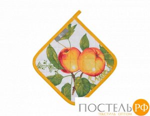 ПР-яблцв-20-20 Прихватка «Яблоневый цвет» рогожка наб. 20х20 см