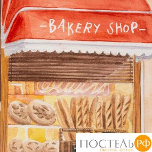 Полотенце "Этель" Bakery house 40х73 см, 100% хлопок, репс 210 г/м2