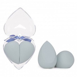 Спонж для макияжа O.TWO.O Puff серый (2 шт.)