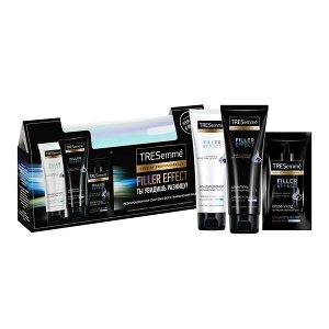 TRESemme TRESemmé FILLER EFFECT подарочный набор Сияние и гладкость Шампунь, кондиционер и крем-уход для волос 2х200+7 мл
