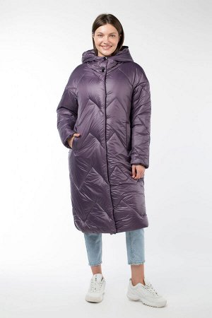 05-1879 Куртка женская зимняя (альполюкс 250) Плащевка темно-сиреневый