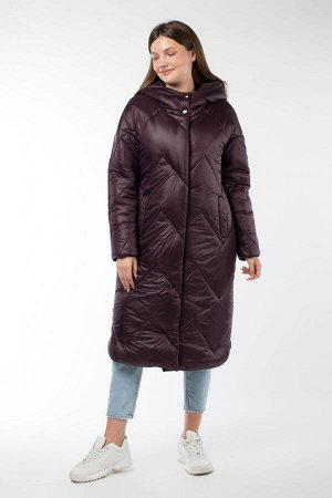 05-1877 Куртка женская зимняя (альполюкс 250) Плащевка Баклажан