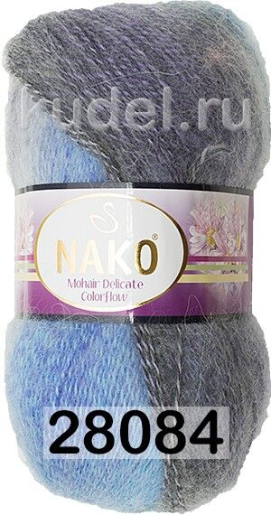 Пряжа Nako Mohair Delicate Colorflow