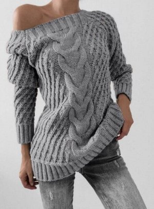 Вязанный женский свитер