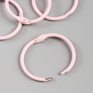 Кольца для альбома "Рукоделие" KDA-035/3, 3,5 см, 4 шт, розовый