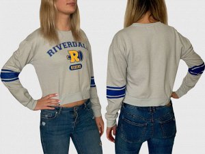 Женская кофта кроп-топ Riverdale – мир не хочет возвращаться к тесной одежде, в тренде комфорт №136