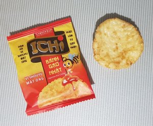 Крекер рисовый ICHi с медом и соевым соусом 100гр