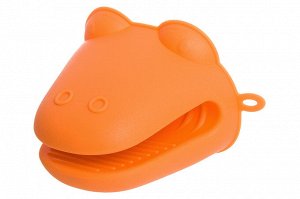 Прихватка - лягушка 9*12*8 см "Оранжевая"