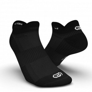 Носки для бега заниженные comfort invisible 2 пары черные kiprun