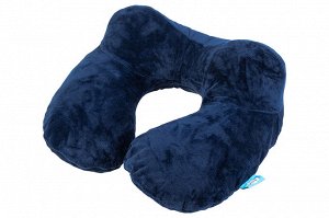 Подушка для путешествий 37*30*1 см "Темно-синяя"