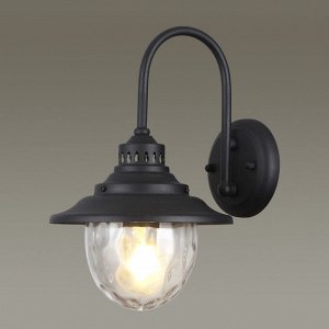 4836/1W NATURE ODL21 589 черный/стекло Ландшафтный настенный светильник E27 1*60W IP44 KALPI