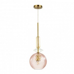 4862/1 PENDANT ODL21 278 розовый/золото Подвес E27 1*60W BELLA