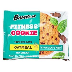 Печенье Bombbar FITNESS COOKIE chocolate mint 40 г