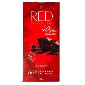 Шоколад RED Delight EXTRA DARK 60% 100 г