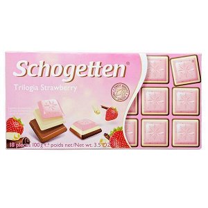 Шоколад SCHOGETTEN Trilogia Strawberry 100 г