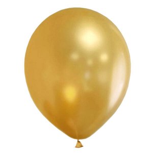 Воздушный шар 5"/13см Металлик GOLD 025 100шт