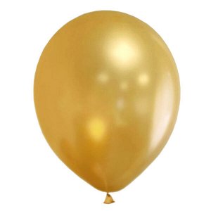 Воздушный шар 14"/35см Премиум Металлик GOLD 025