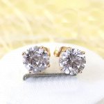 Серьги-гвоздики позолота  H01-7681