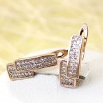 Серьги позолота  H01-7630