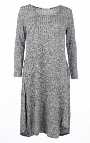 Женское платье макси с длинным рукавом 249418 размер 46, 48, 56, 58