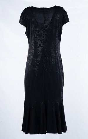 Женское платье миди с коротким рукавом 248589 размер 50, 52, 54, 56