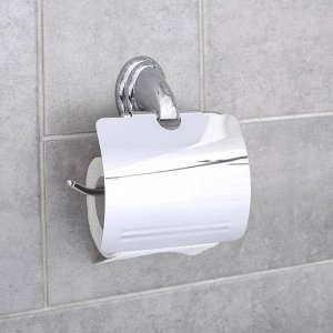 Держатель для туалетной бумаги с крышкой Accoona A11105, хром