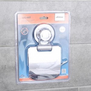 Держатель для туалетной бумаги на вакуумной присоске Accoona A11405, цвет хром