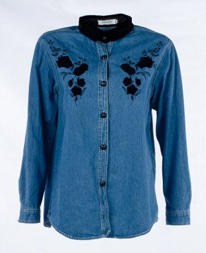 Рубашка женская с вышивкой 248783 размер S, M, L