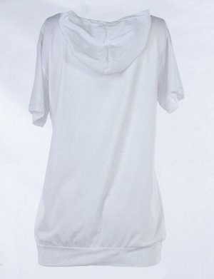 Женская футболка с капюшоном 248824 размер 48-50