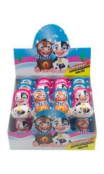 Печенье с шоколадной пастой и игрушкой КАНДИ Бычки и Коровки 15 гр