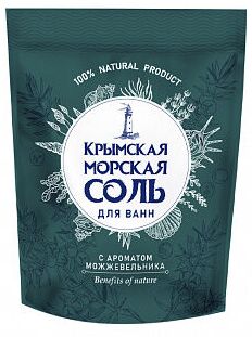 Крымская морская соль для ванн "Можжевельник" 1,1 кг