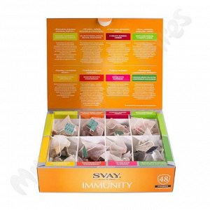 Подарочный набор IMMUNITY boost tea 48 пирамидок